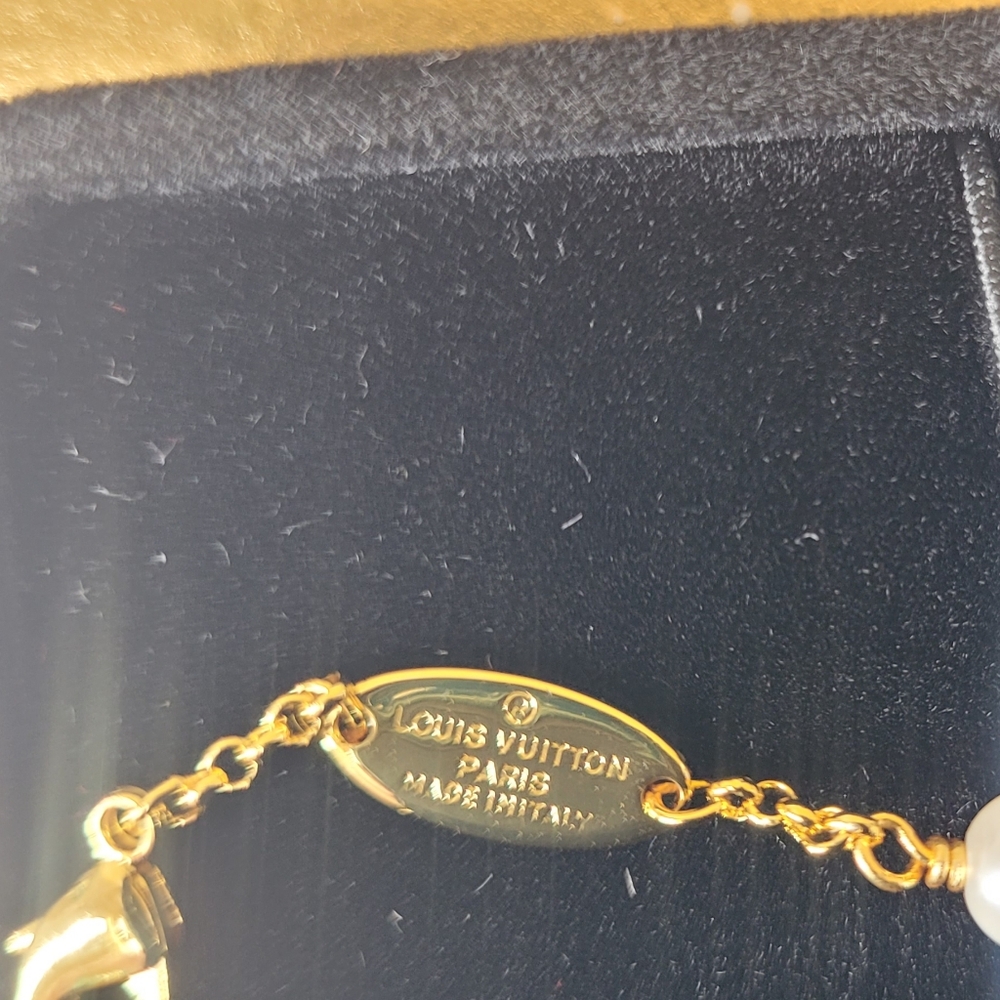 Louis Vuitton Gold Tone Charm Bracelet - Picture 17 of 17